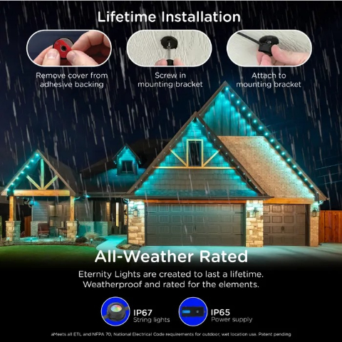 🎅 Early Christmas 49%OFF - Smart Rainbow LED Permanent Outdoor Light - Smartlight 🎁
