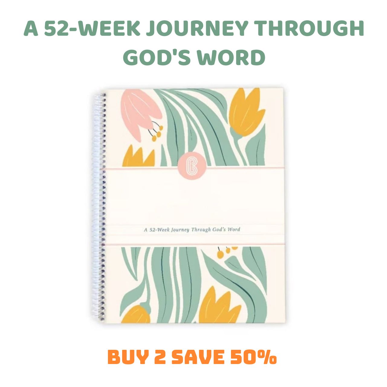 🙏🏼 A 52-Week Journey Through God's Word(✨Hardcover)